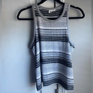 GAP cotton racerback striped tank (medium)